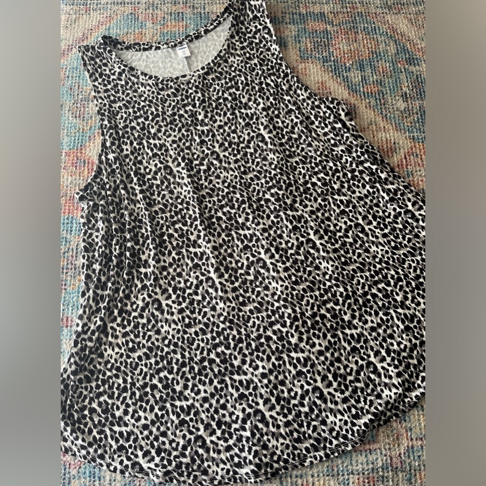 Old Navy Animal Print Tank Top